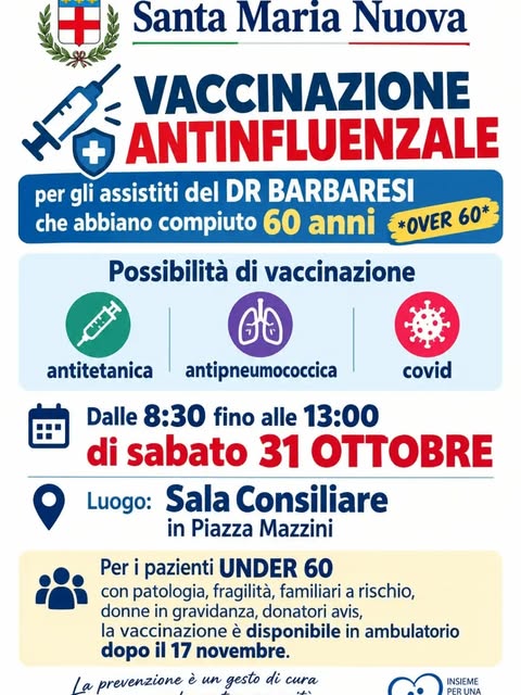 Plakat von Vaccinazione antinfluenzale