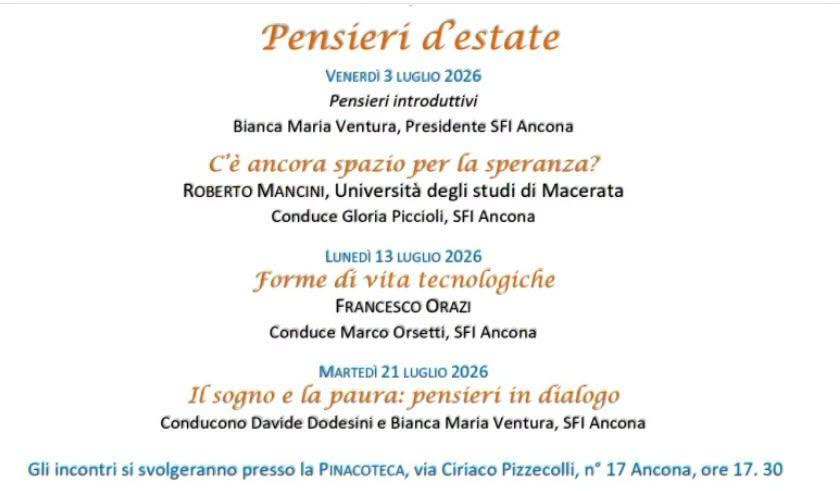 Locandina di Pensieri d'estate