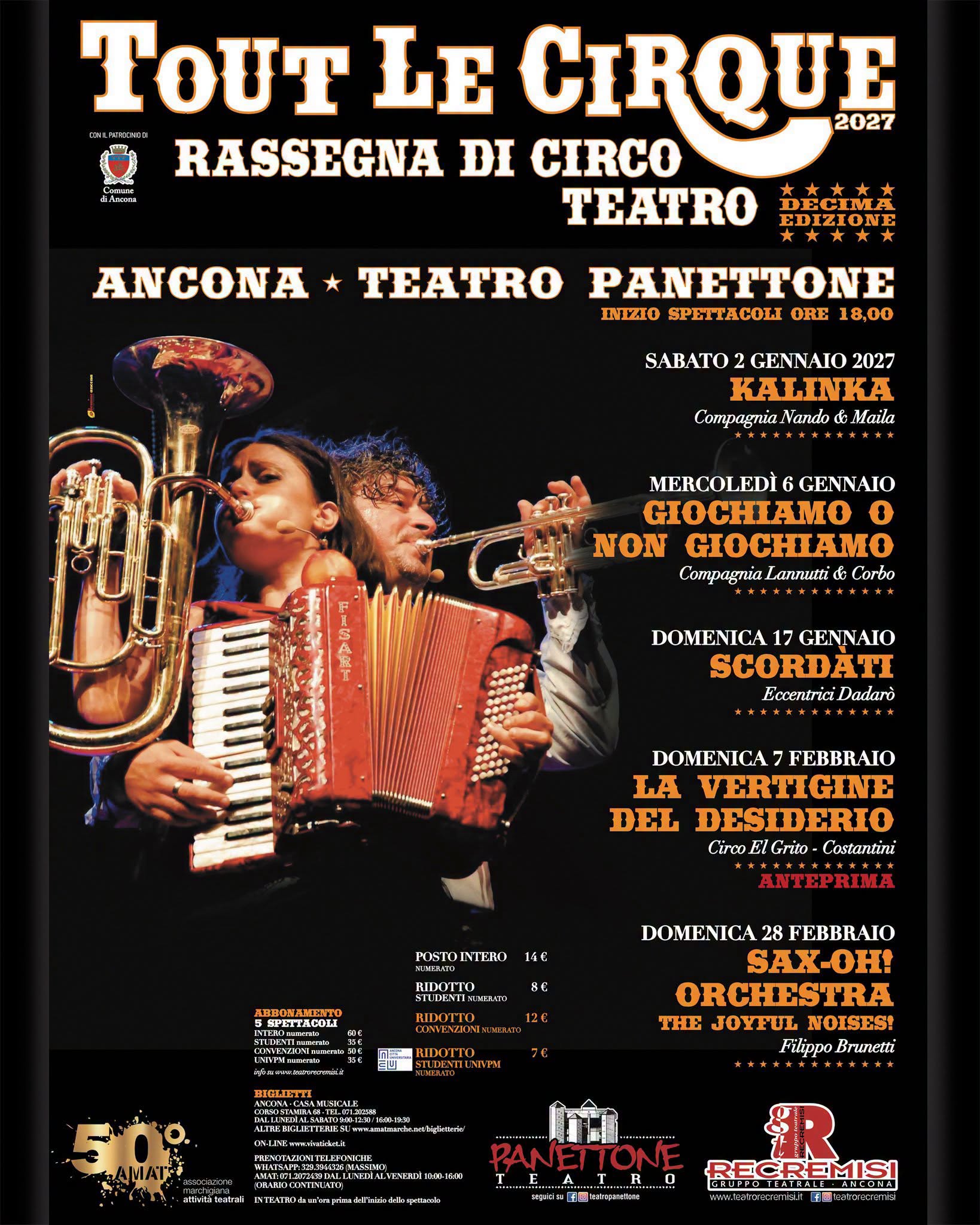 Plakat von Tout le Cirque 2027
