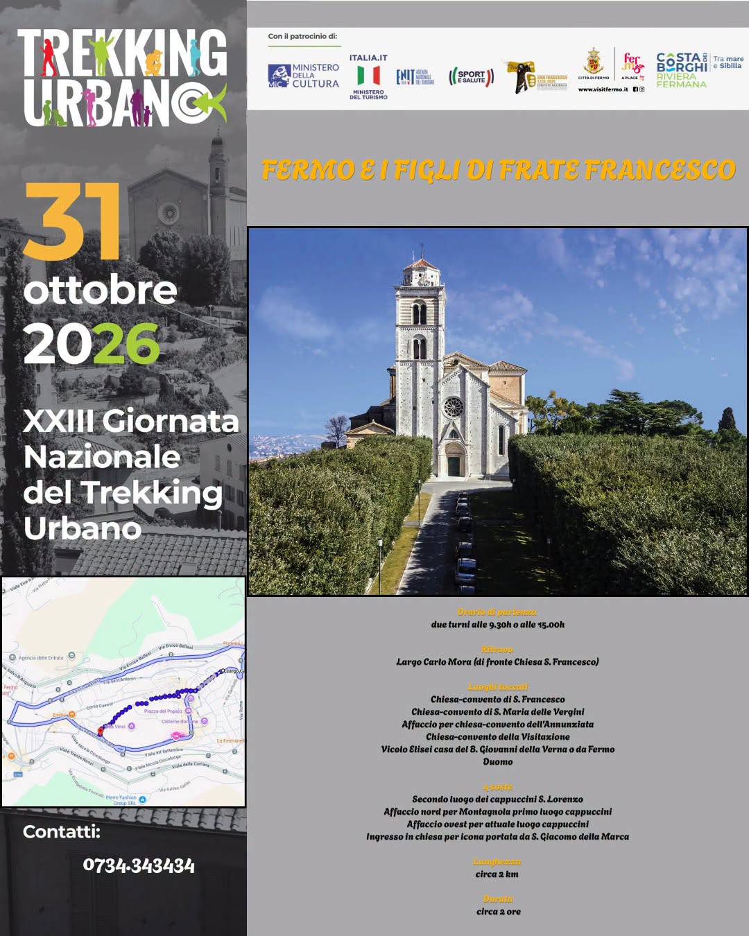 Plakat von TREKKING URBANO - XXIII Giornata Nazionale del Trekking