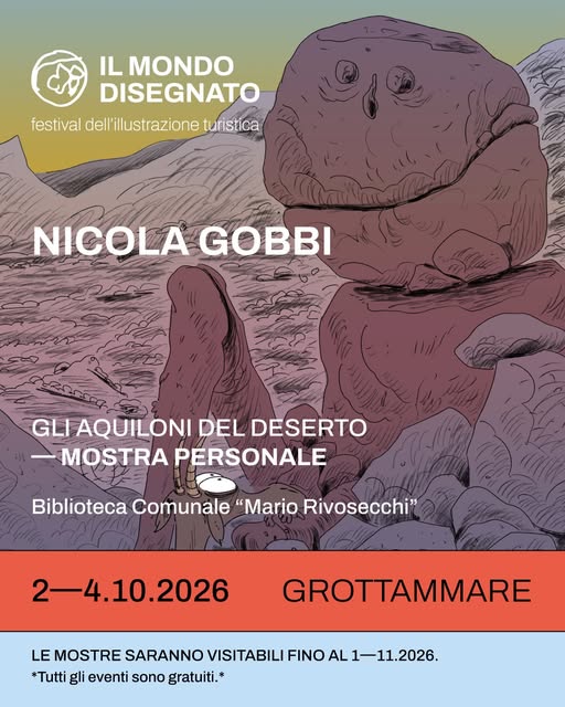 Poster for Gli Aquiloni del Deserto - Mostra personale di Nicola Gobbi