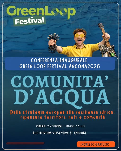 Plakat von Green Loop Festival – Comunità d'Acqua